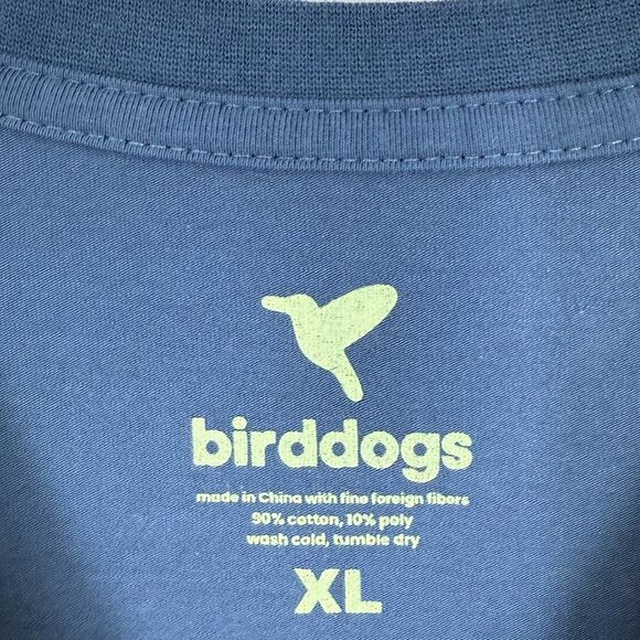 Birddogs Men’s Pocket Short Sleeve T-Shirt in Blue | Size XL - Picture 4 of 4